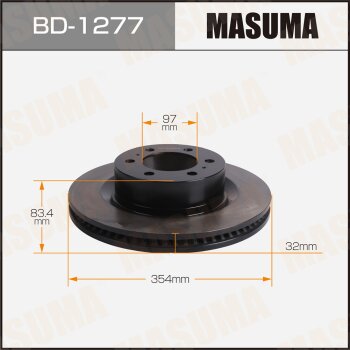 Диск тормозной MASUMA front TOYOTA LAND CRUISER 300 MASUMA BD1277
