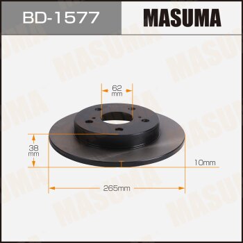 Диск тормозной MASUMA rear TOYOTA YARIS CROSS / MXPB10 [уп2] MASUMA BD1577