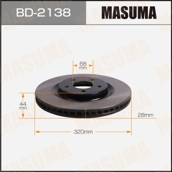 Диск тормозной MASUMA front NISSAN X-TRAIL / T32 MASUMA BD2138