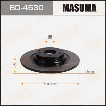 Диск тормозной MASUMA rear MAZDA CX-8 / KG2P 20- [уп2] MASUMA BD4530