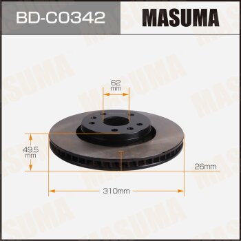 Диск тормозной MASUMA front CHANGAN CS55 PLUS/ 15T 22- MASUMA BDC0342
