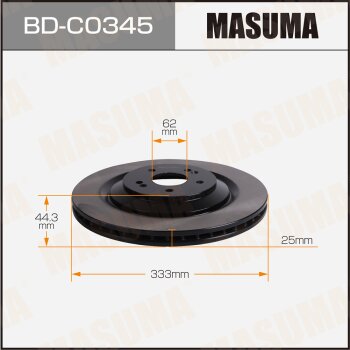 Диск тормозной MASUMA front JETOUR DASHING / 16T [уп2] MASUMA BDC0345