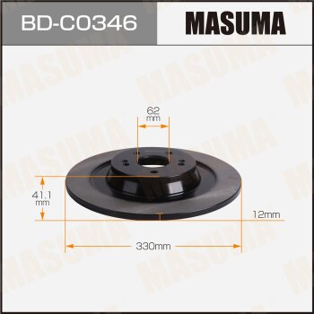 Диск тормозной MASUMA rear JETOUR DASHING / 16T [уп2] MASUMA BDC0346