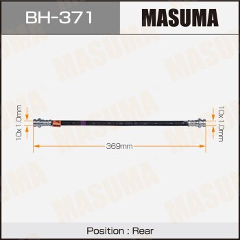 Шланг тормозной MASUMA MMC- /rear/ Pajero Mini,Jr H51,56,57A, Delica P24,35W, P27,45V