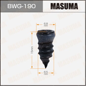 Набор саморезов прорезиненных для ремонта шин  набор 10шт MASUMA BWG190