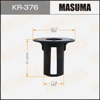 Клипса автомобильная (автокрепеж) MASUMA 376-KR [уп50] MASUMA KR376