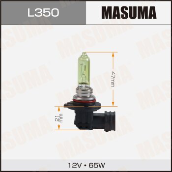 Лампа галогенная  YELLOWGLOW HB3 12V 65W (2800K) MASUMA L350