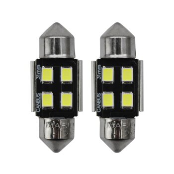Лампы светодиодные LED T10x31 12V/10W SMD 1-2W( комплект 2шт) MASUMA L741