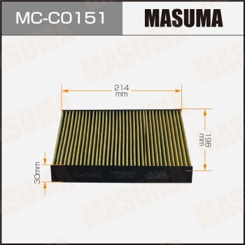 Салонный фильтр  JAC T8 PRO 23- (1/40) MASUMA MCC0151
