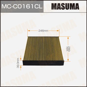 Салонный фильтр  угольный (1/18) MASUMA MCC0161CL