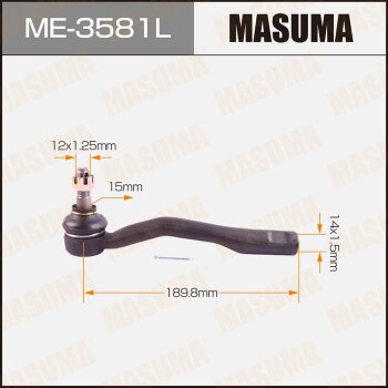 Наконечник рулевой тяги MASUMA TOYOTA AVENSIS / ##220 97-03 LH