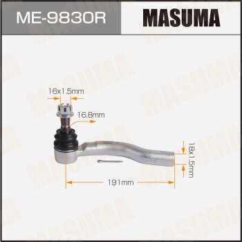 Наконечник рулевой тяги MASUMA TOYOTA HIACE / GDH303L RH MASUMA ME9830R