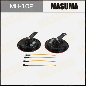 Сигналы звуковые  12V 105-118dB 123мм RED MASUMA MH102