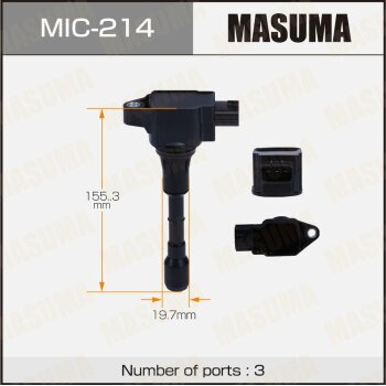 Катушка зажигания Masuma MIC-214 INFINITI/ FX37 QX70/ VQ37VHR MASUMA MIC214