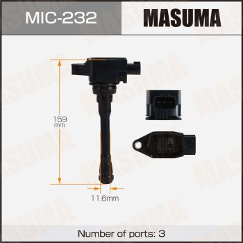 Катушка зажигания MASUMA NISSAN NOTE / HR12DDR MASUMA MIC232