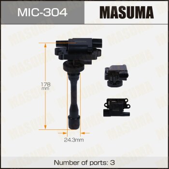 Катушка Зажигания  304   Masuma арт MIC304 MASUMA MIC304
