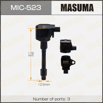 КАТУШКА ЗАЖИГАНИЯ MASUMA FIT CR-V / L13B L15B MASUMA MIC523