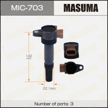 Катушка зажигания MASUMA, GRAND VITARA, SX4 / J24B, M16A