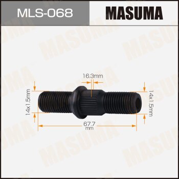 Шпилька для грузовика MASUMA 14x1.5мм - 14x1.5мм, L=67.7мм / OEM_90942-02042 Toyota