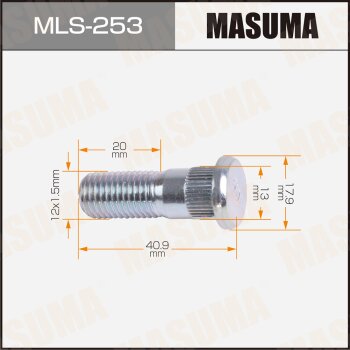 Шпилька MASUMA 12x15мм L=409мм / Ford MASUMA MLS253