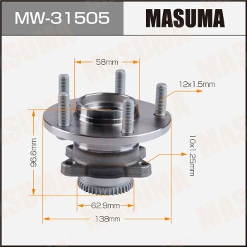 Ступичный узел MASUMA rear MITSUBISHI GALANT / DJ1A DM1A 06- MASUMA MW31505