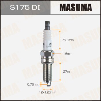 Свеча зажигания  DOUBLE IRIDIUM (LDK8RTIP) MASUMA S175DI