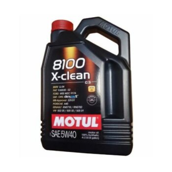 . MOTUL 8100 X-clean 5W40 SN/CF синтетика 4л (1/4)