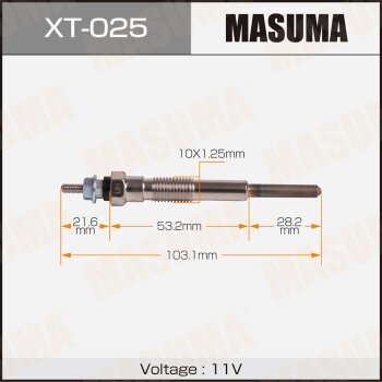 Свеча накала MASUMA XT025