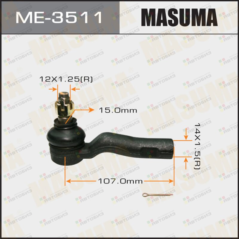 Наконечник рулевой тяги MASUMA TOYOTA MARK II CHASER CRESTA / 90 100 92-01 MASUMA ME3511