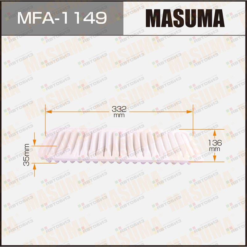 Воздушный фильтр MASUMA MFA1149