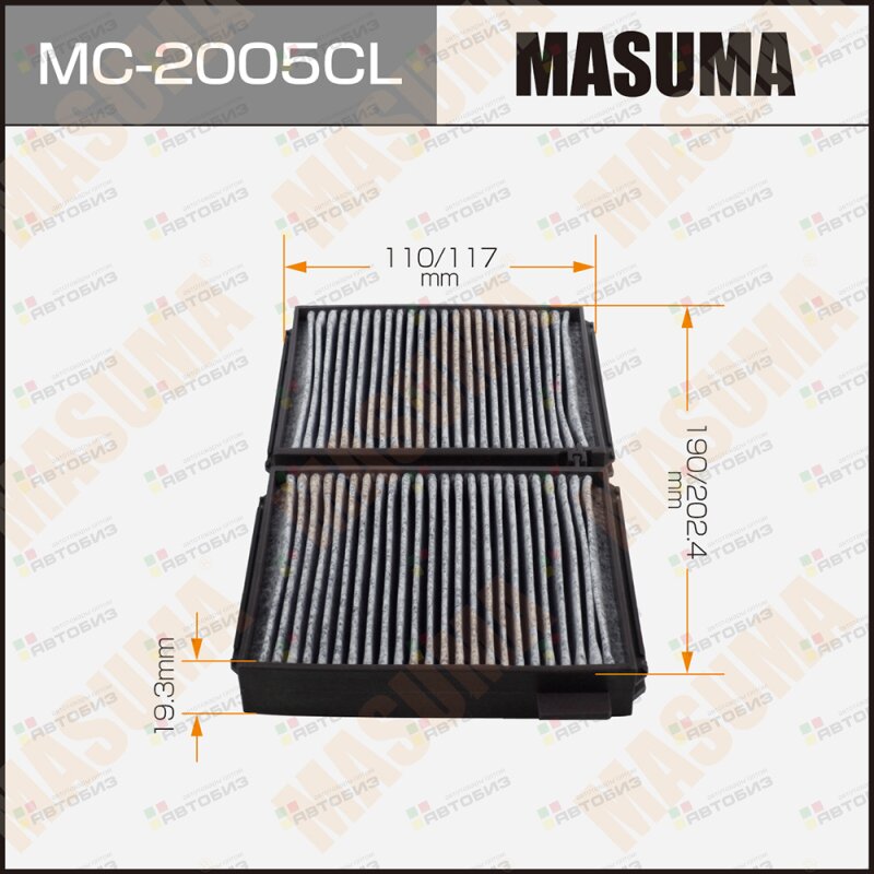 Фильтр салона MASUMA MC2005CL