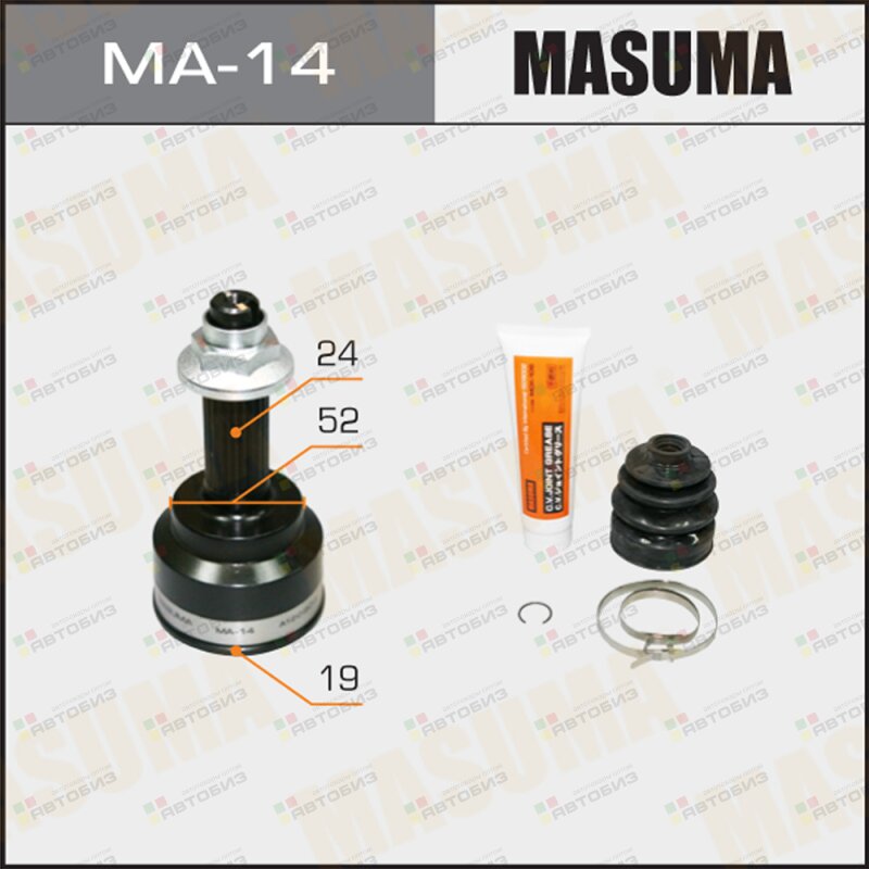 ШРУС  19x52x24 (1/6) MASUMA MA14