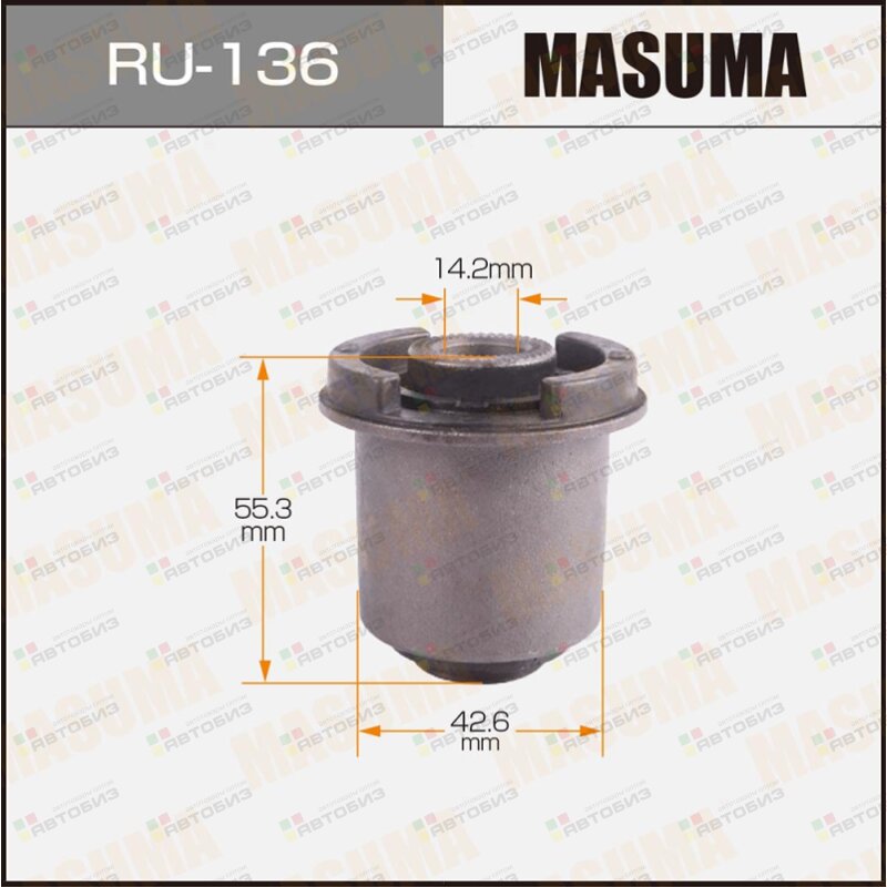 Сайлентблок пер нижнего рычага MASUMA RU136