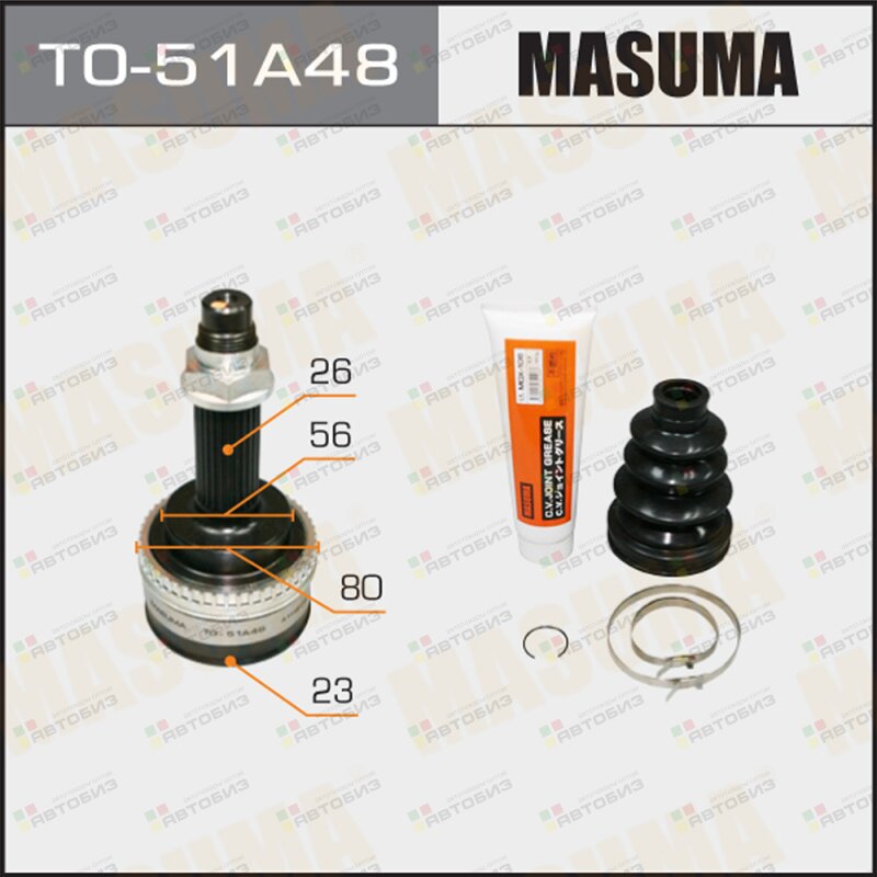 ШРУС  23x56x26х48 (1/6) MASUMA TO51A48