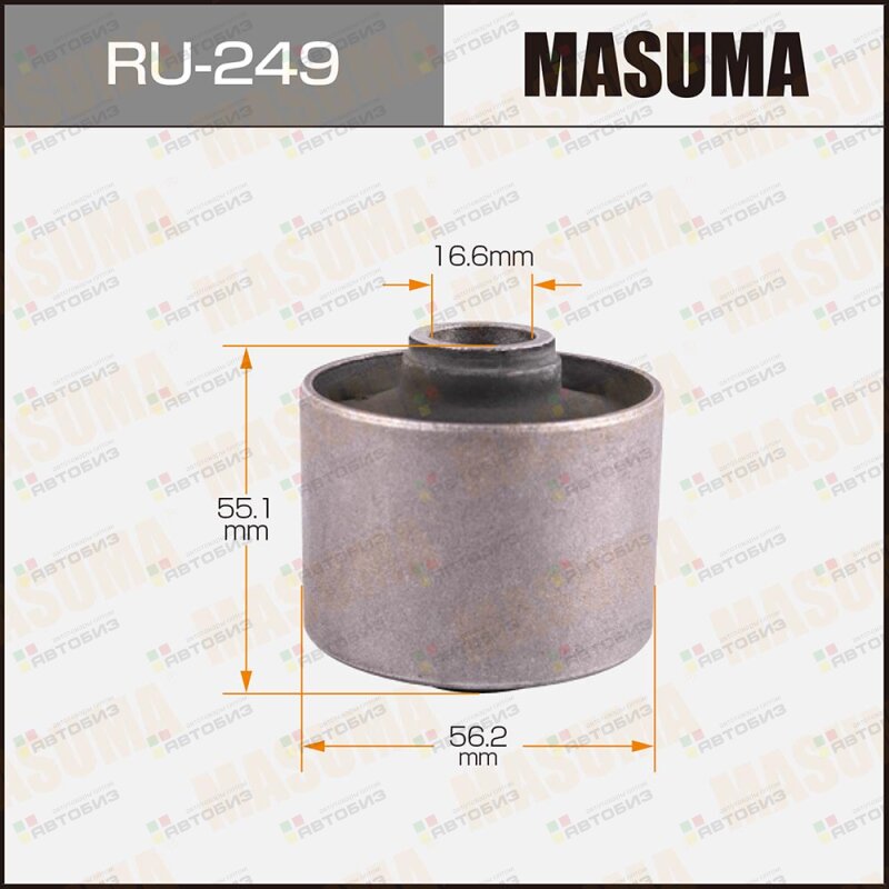 Сайлентблок дифференциала | перед | MASUMA RU249