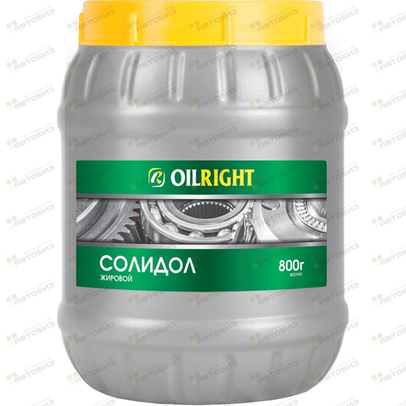 Смазка пласт  Солидол 800гр (1/9) OILRIGHT 6021