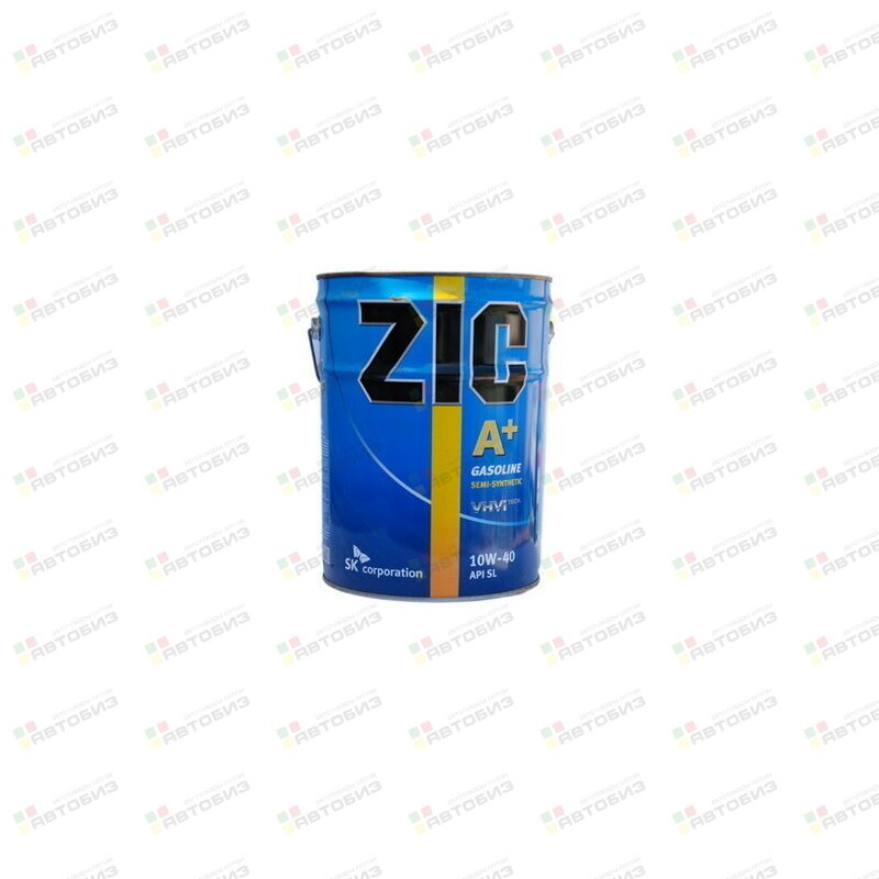 ZIC А+ 10w40 SM/CF 20л (бензин п/синт) ZIC 193393