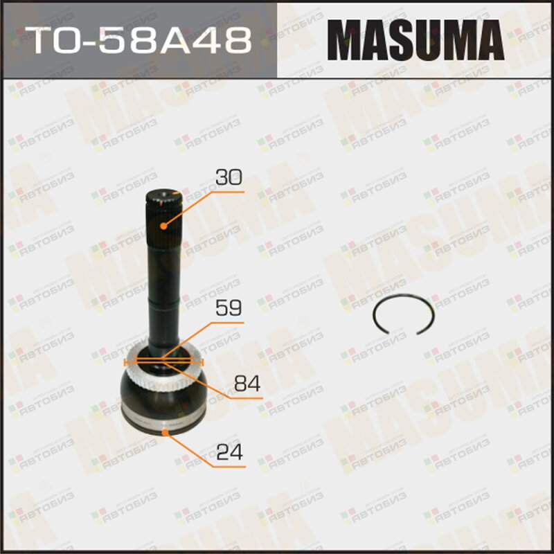 ШРУС  24x59x30х48 (1/6) пыльник не требуется MASUMA TO58A48