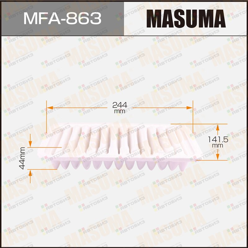 Воздушный фильтр Masuma MASUMA MFA863