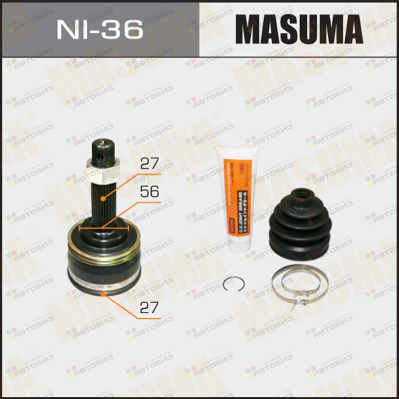 ШРУС  MASUMA  27X56X27  (1/6) MASUMA NI36