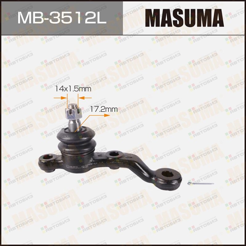 Опора шаровая MB3512L MASUMA Mark (GX100) 96-00 Progres Brevis MASUMA MB3512L