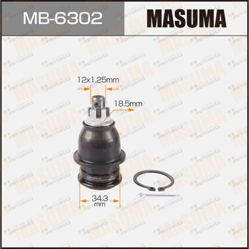 Шаровая опора Masuma  front low GD  уп 1шт MASUMA MB6302
