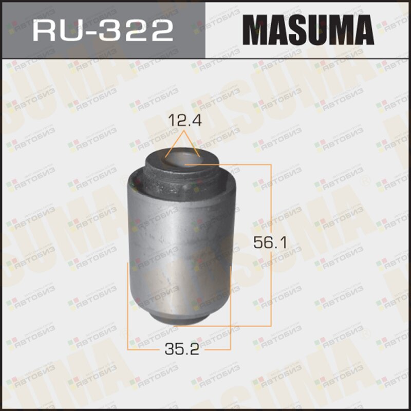 Сайлентблок MASUMA Accord /CD CF6 CH9/ Inspire/Saber /UA12/ Prelude /BA89 BB/ Odyssey MASUMA RU322