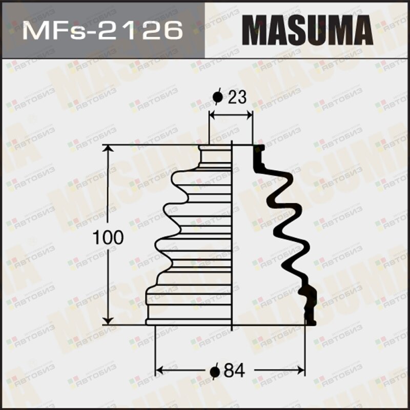 Пыльник ШРУСа пер силикон MASUMA MFS2126