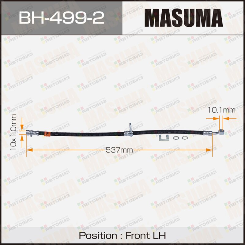 Шланг тормозной  H- /front/ Civic EU LH MASUMA BH4992