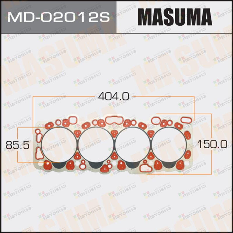 Прокладка Головки блока  CD20 четырехслойная (металл-эластоме Толщина 120 мм (1/10) MASUMA MD02012S