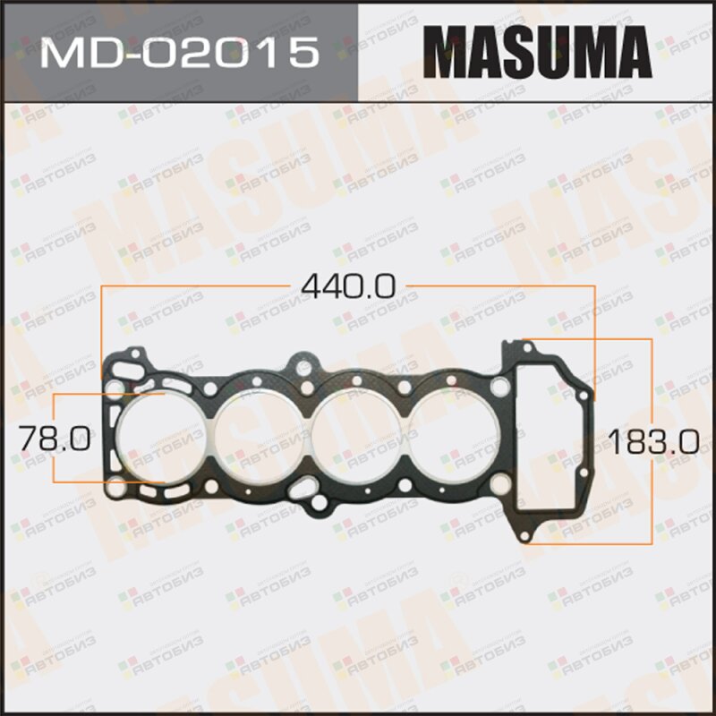 Прокладка ГБЦ MASUMA MD02015