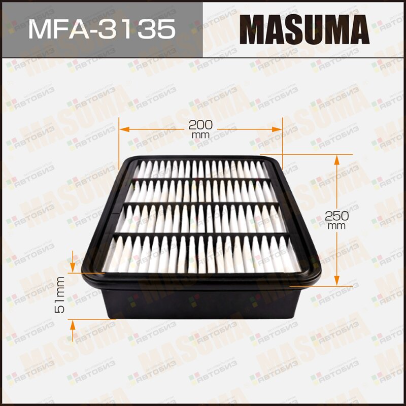 Воздушный фильтр  А- 3012 Masuma  (1/40) MASUMA MFA3135