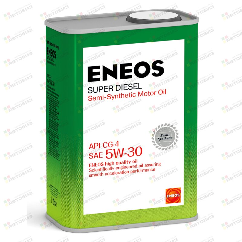 Масло моторное ENEOS Diesel SUPER 5W30 CG-4 полусинтетика 1л (1/20) ENEOS 8809478943466