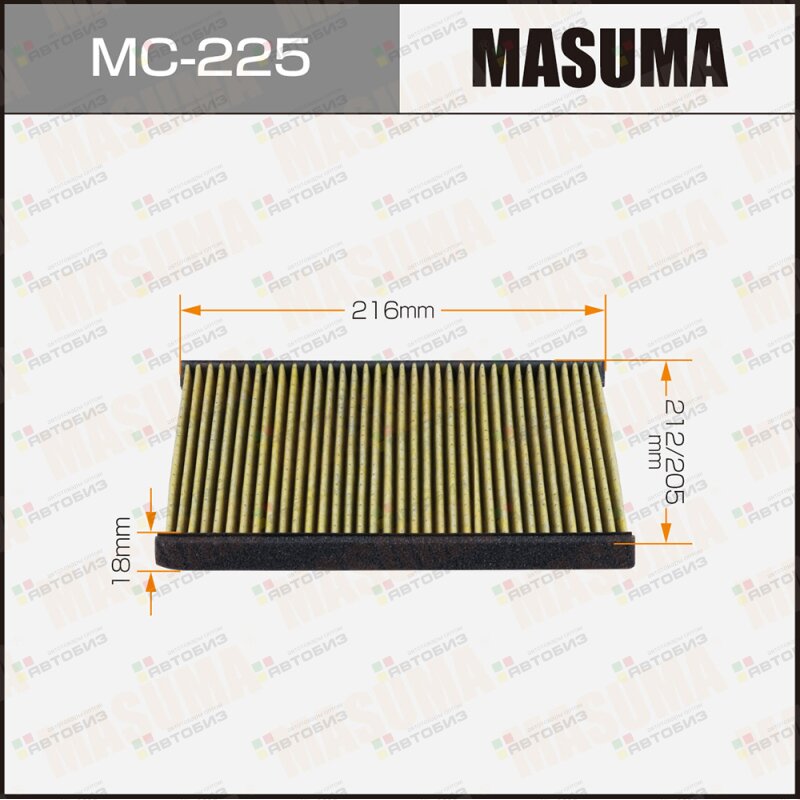 Фильтр салона MASUMA MC225